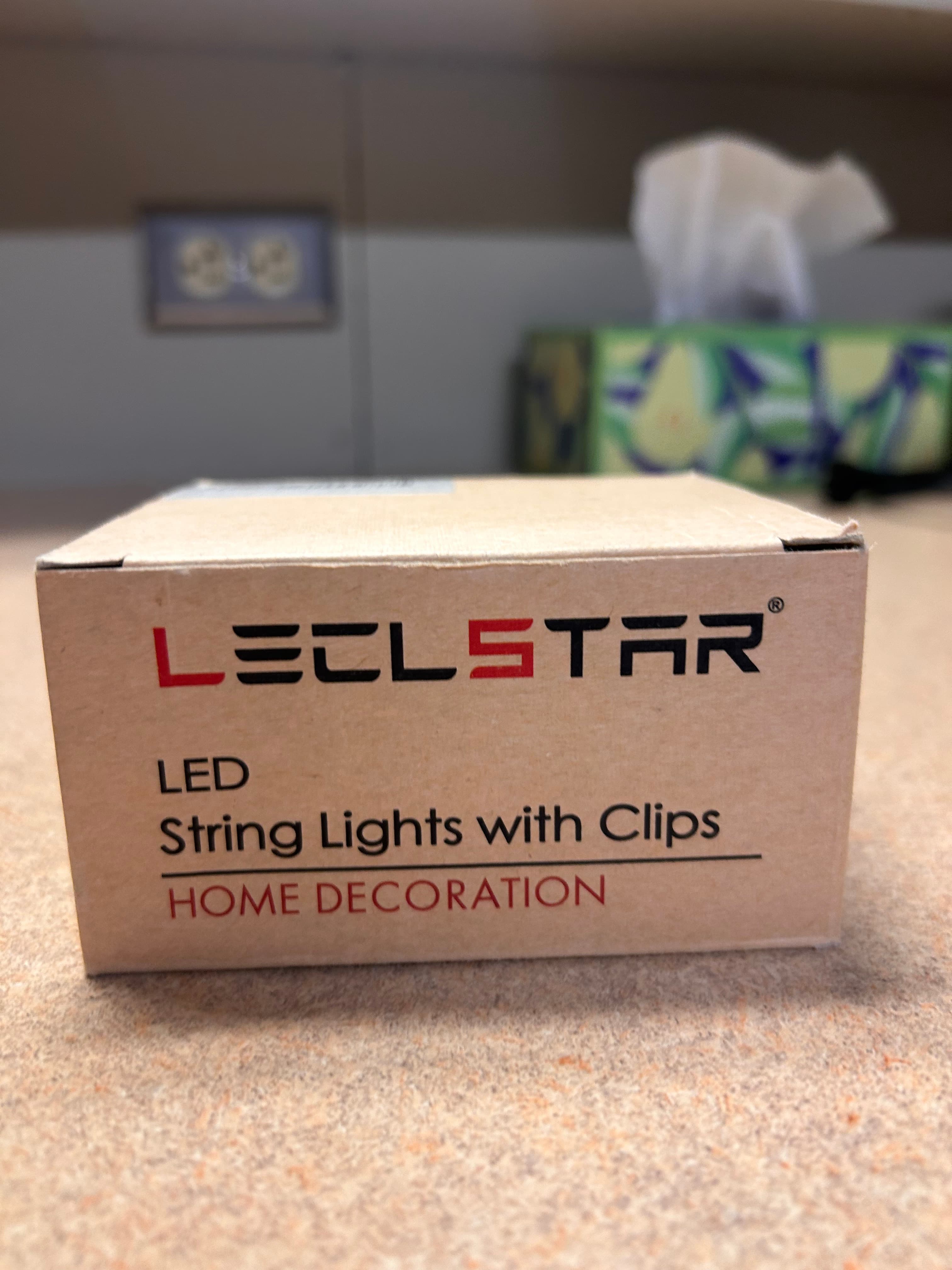 LED String Lights with Clips